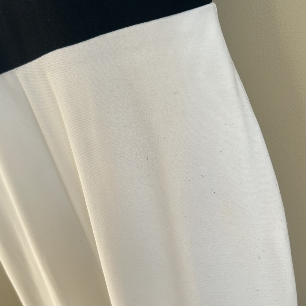 Ieena for Mac Duggal White and Black Cocktail Dress - Picture 4 of 8